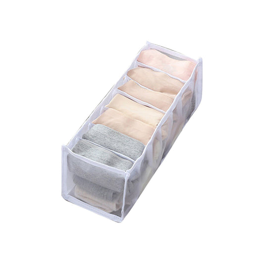 6154 Laundry 7 Section Bag Widely Used For Storing And Managing Laundry Cloths And Stuffs Etc. - Springkart