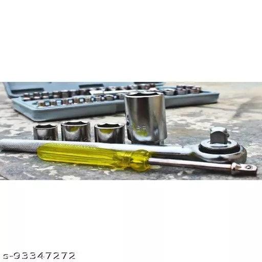 40 in 1 Screw Driver Set PCS Automobile Motorcycle Tool Box Set Socket Wrench Sleeve - Springkart