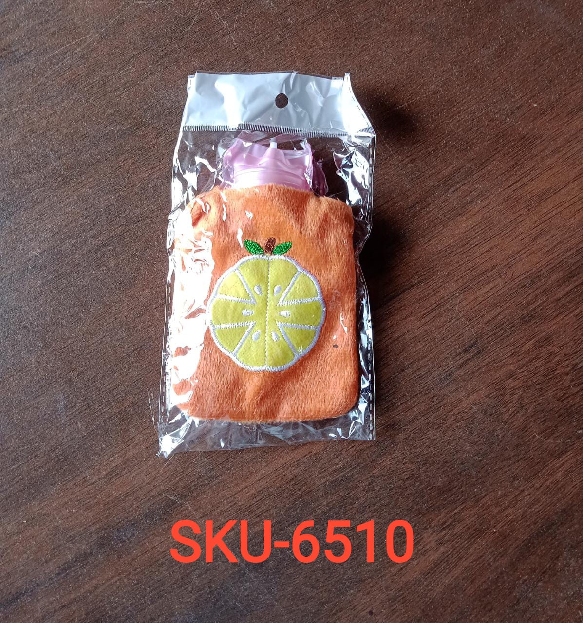 Orange small Hot Water Bag with Cover for Pain Relief, Neck, Shoulder Pain and Hand, Feet Warmer, Menstrual Cramps. - Springkart