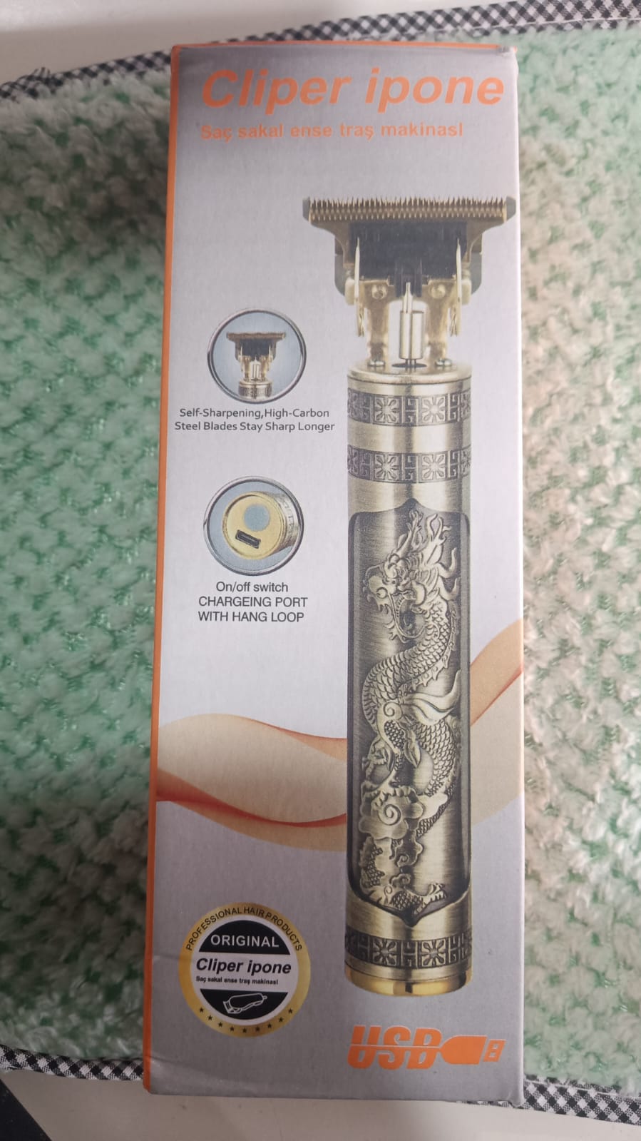 Hair Trimmer for Men Hair Style Trimmer, Professional Hair Clipper, Electric Shaving machine dry shaving for men - hair shaving and trimming beard With 4 adjustable blade clipper, Oil, Cleaning Brush - Springkart