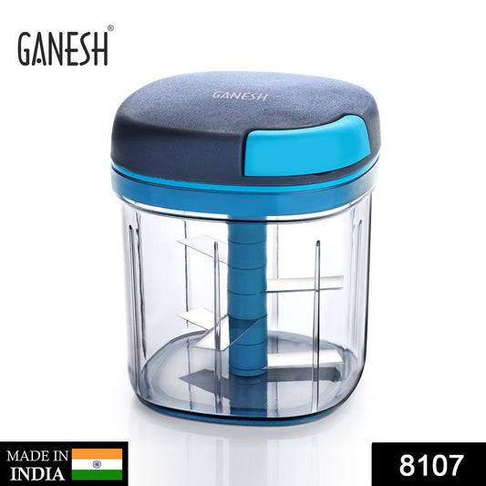 Ganesh Master Chopper with 5 Stainless Steel Blades, XL Large Jumbo Chopper (900 Ml) - Springkart
