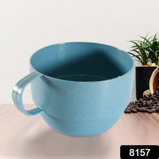 Multipurpose Plastic Water Cup, With Handle, Reusable Cups, Environmental Friendly Festival for Milk Cup, Coffee Cup, Tea Cup, Breakfast Cup, Drinking Mug or Outdoor for Household Gift For Birthday (1 Pc) - Springkart