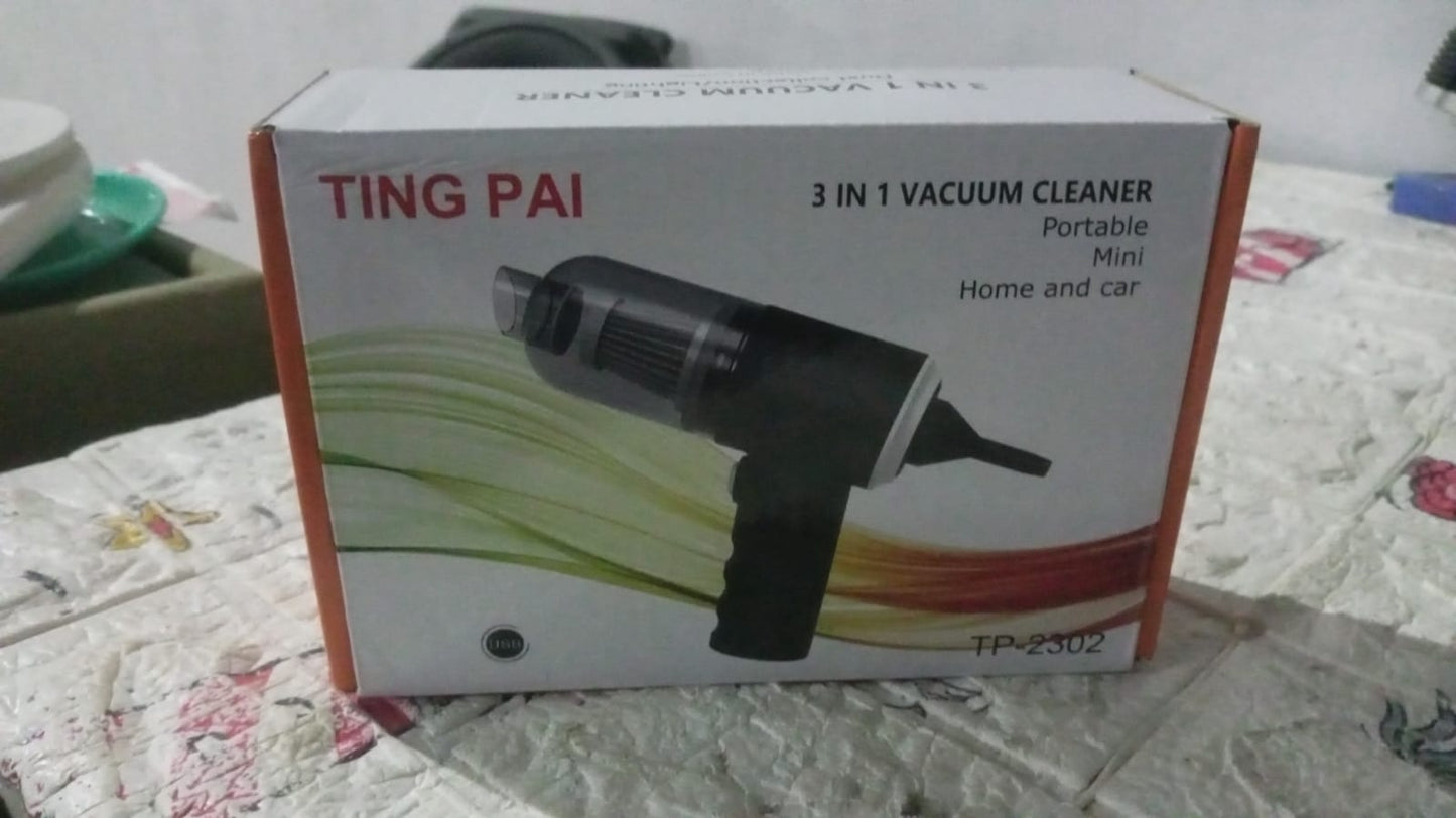 3 in 1 Car Mini Vacuum Cleaner with Blower Wireless Portable Rechargeable Handheld High Power Suction Vacuum Cleaning Machine for Home Car Computer Keyboard Cordless Air Blowing Dusting - Springkart