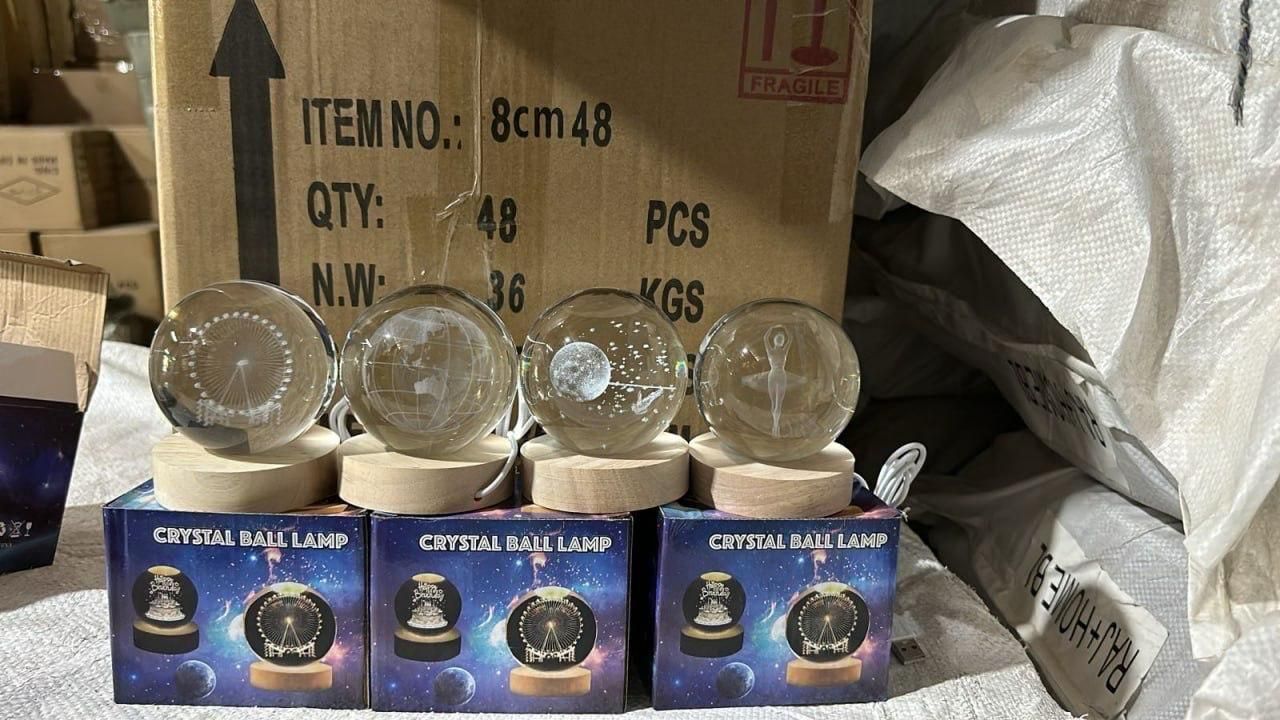 3D Crystal Lamp Ball(Assorted Design) - Springkart