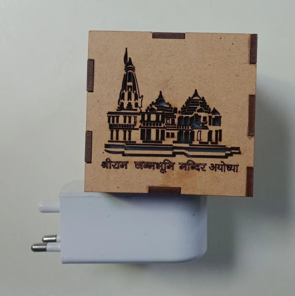 3-in-1 Ayodhya Ram Mandir Aroma Burner & Night lamp - Springkart