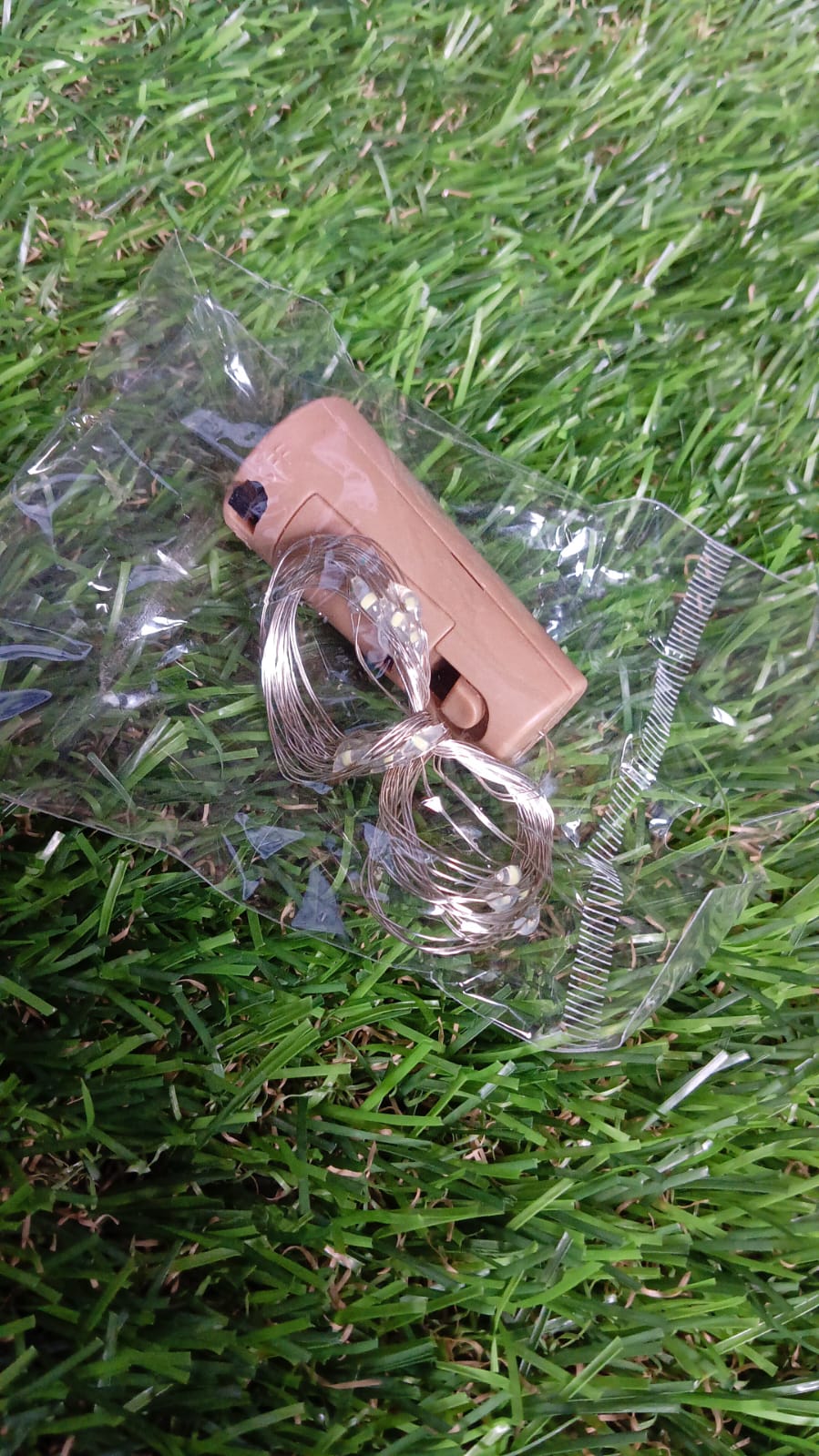 Wine Bottle Cork String Light | Multi LED / 2M Cable Length Copper Wire Battery Operated (White / 1 Pc) - Springkart