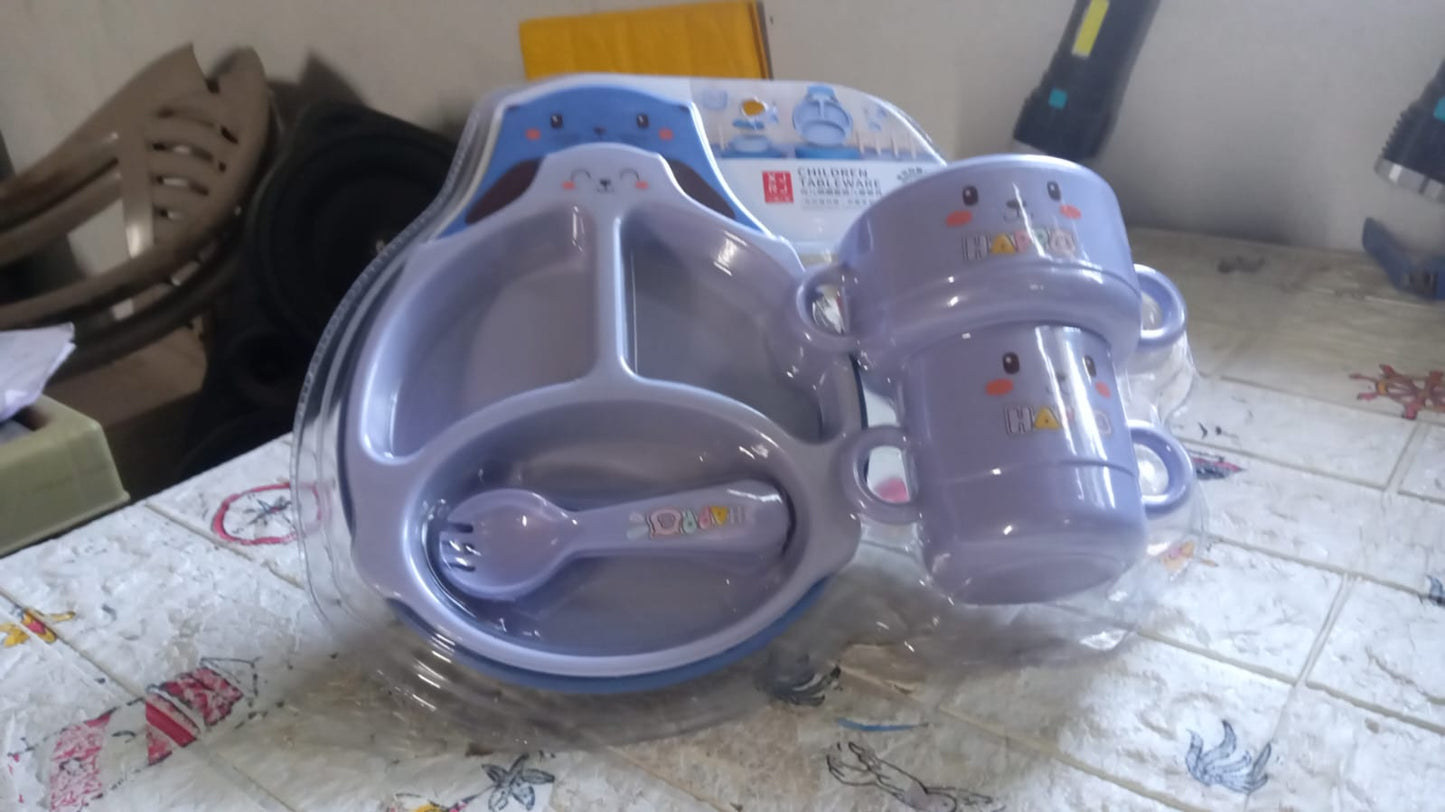 Baby Feeding Set For Kids And Toddlers (7 pcs set) - Springkart