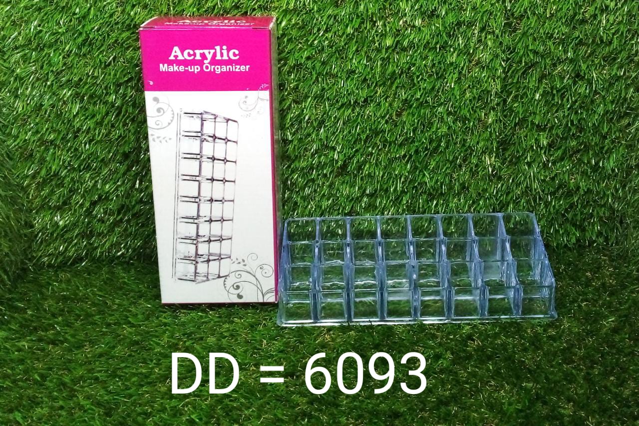 Acrylic Multi Purpose Lipstick Cosmetics Stand Display Holder 24 Section - Springkart