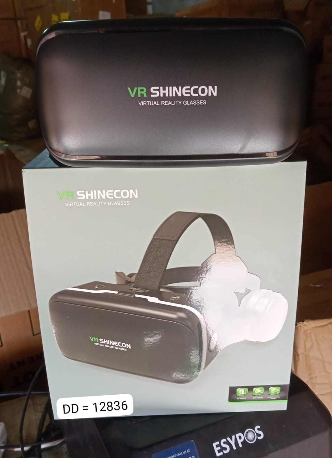 3D / HD VR Glasses Virtual Reality Goggles Headset for iOS for Android Smartphone VR Goggles-For 3D VR Movies Video Games with Headphones (1 Pc) - Springkart