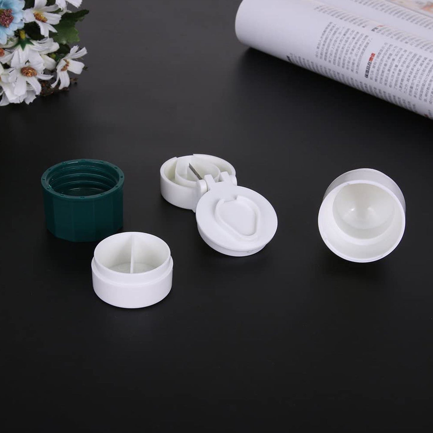 4-in-1 Medicine Cutter, Crusher, Storage Box for Pills - Springkart