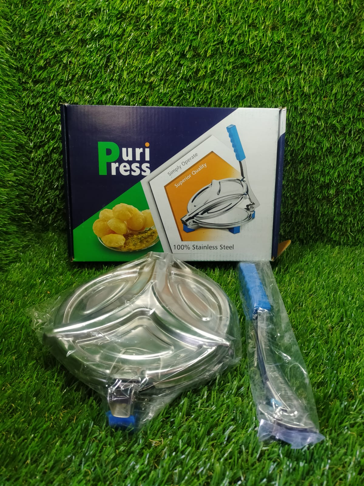 Stainless Steel Puri Press / Puri Machine / Papad Maker Machine - Springkart