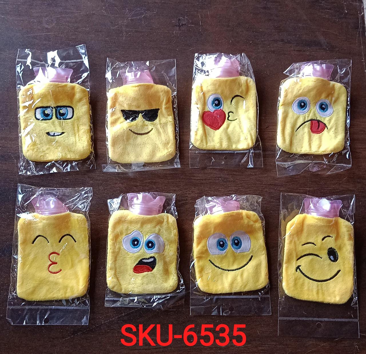 Fun Emoji Relief (1 Pc): Mini Hot Water Bag for Aches & Pains - Springkart