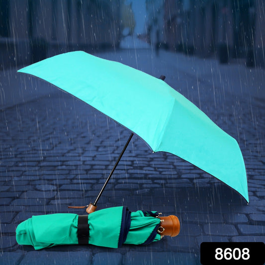 3-Fold Sun & Rain Protective Foldable Umbrella (1 Pc) - Springkart