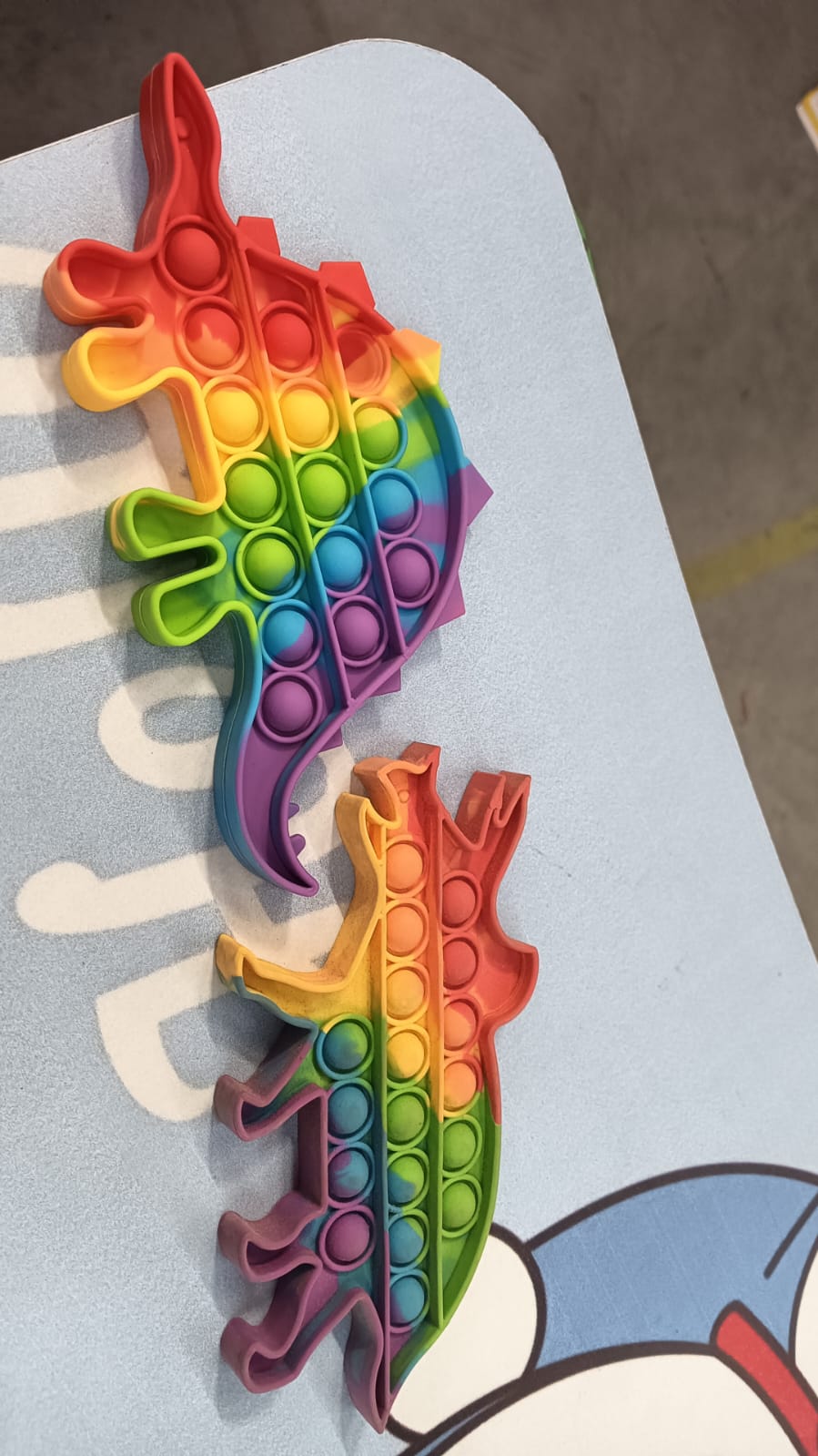 MIX PATTERN RAINBOW COLOR PUSH POP BUBBLE FIDGET SENSORY TOY (ONLY 1PC) - Springkart