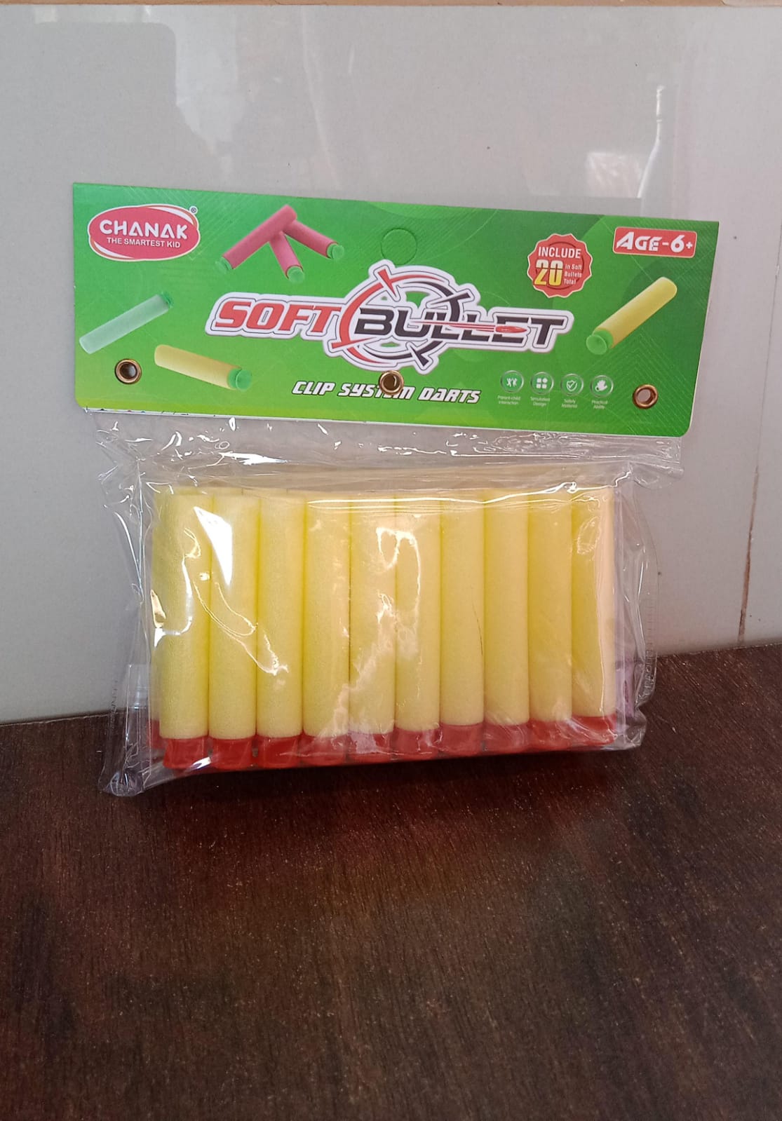 Refill Bullet Darts Soft Round Head Blasters Kids Toy for Gun (20 Pcs Set) - Springkart