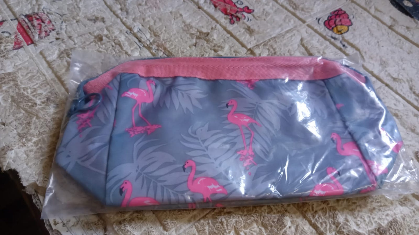 Makeup Bag / Pouch / Travel Cosmetic Bags / Brush Pouch Toiletry Kit Fashion Women Jewelry Organizer with Zipper Portable Purse Pouch (1 pc / 25×13 Cm) - Springkart