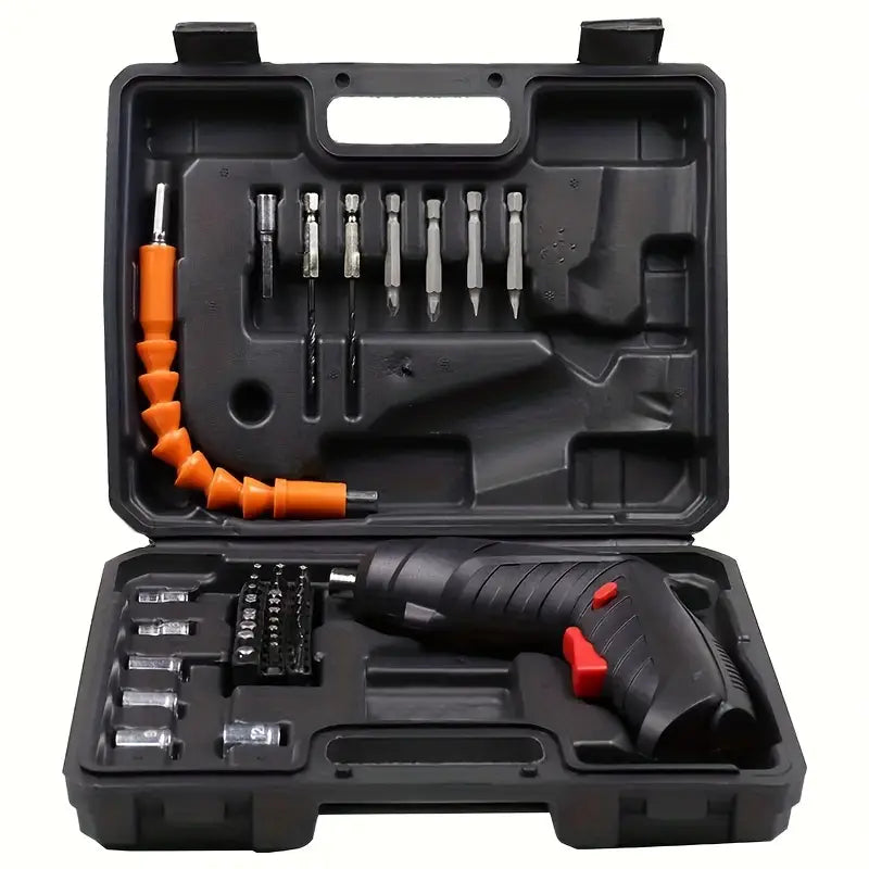 Electric Screwdriver Kit -Mini Handheld Drill with Lithium Batteryfor DIY Projects / Home Repair