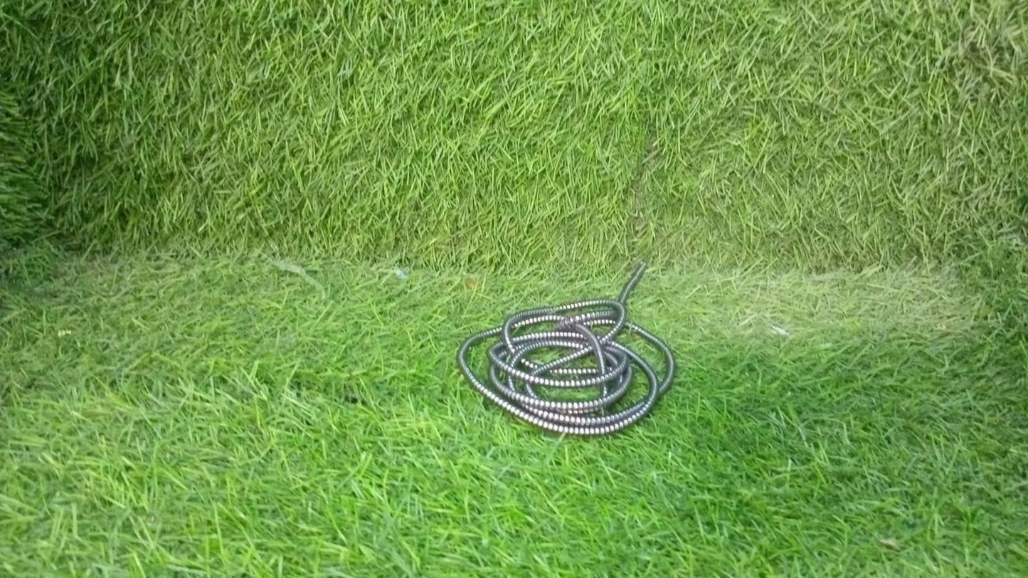 Metallic Finish Cable Spiral Protector / Wire Repair / Pet Cord Protector / Headphone Saver, Cable Wrap / Cover for Mac Charging Cable - Springkart