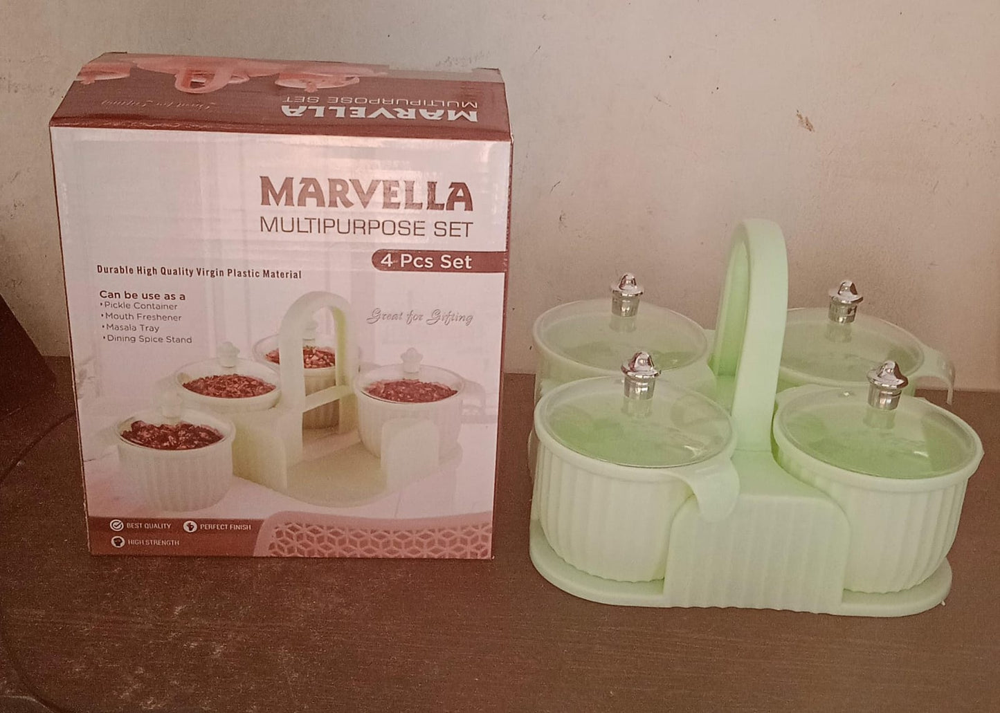 Multipurpose Plastic Storage Container Set: Kitchen Jars, Spices, Cookies - Springkart