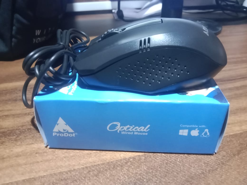 Computer / Laptop Wired Optical Mouse (1 Pc) - Springkart