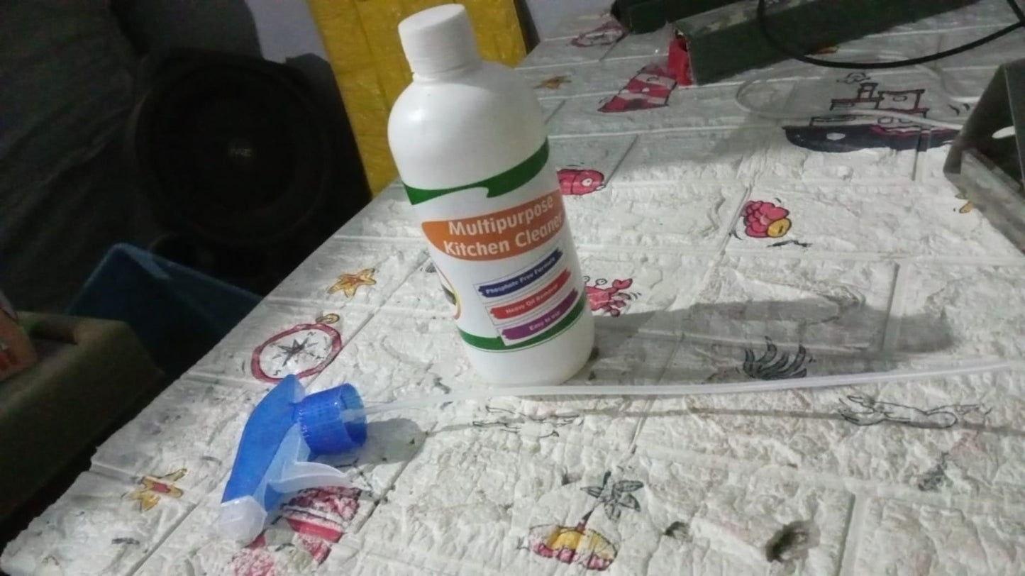 Kitchen Cleaner Spray Oil & Grease Stain Remover Stove & Chimney Cleaner Spray Non-Flammable Nontoxic Magic Degreaser Spray for Kitchen Gas Stove Cleaning Spray (Approx 500ML) - Springkart