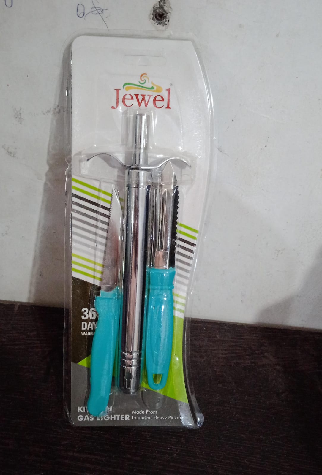 3 In 1 Kitchen Combo - Kitchen Lighter, Stainless Steel Knife and Peeler - Springkart