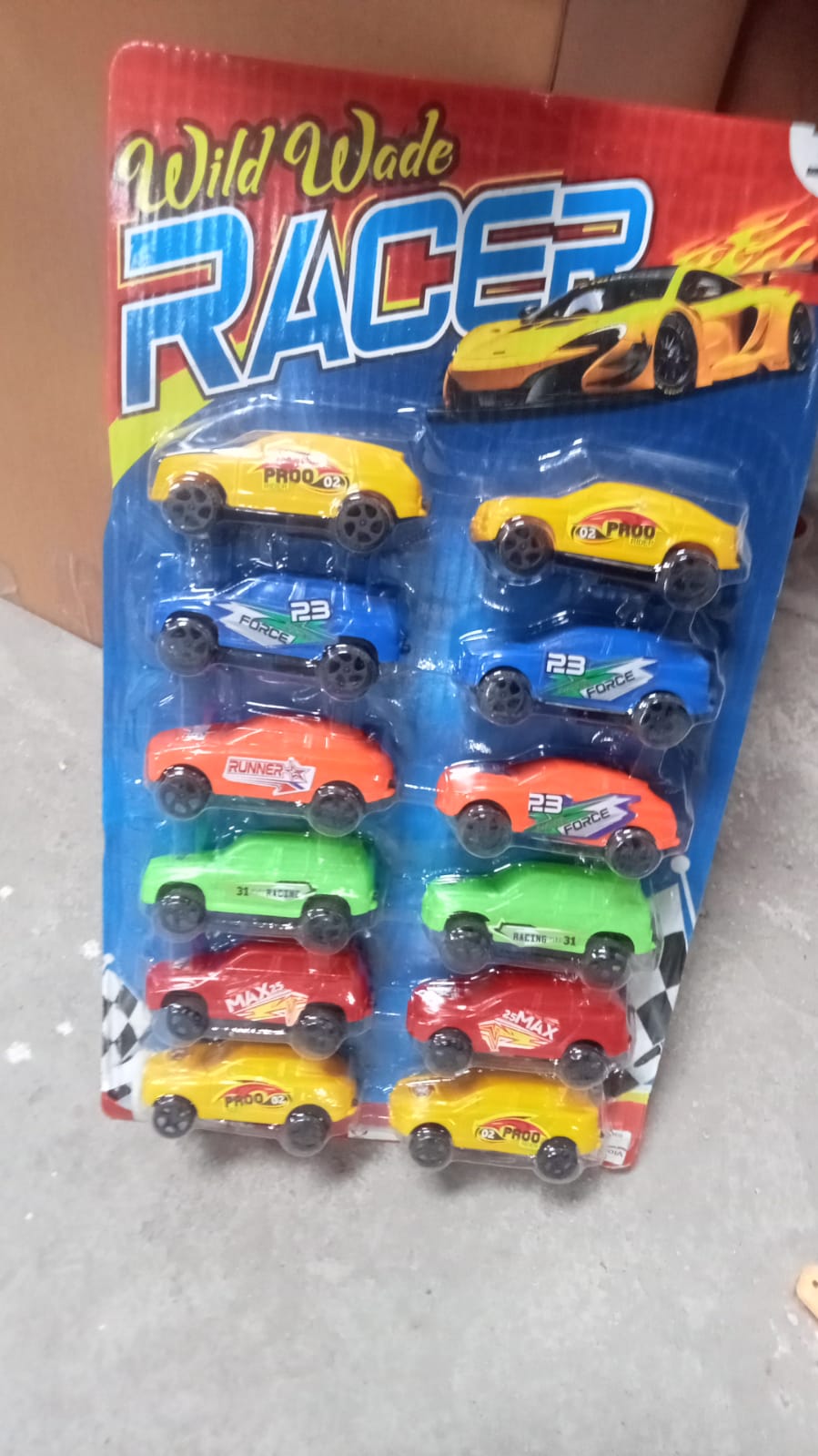 Super City Car Racer Toy For Boys and Girls Pull Push Vehicle Car (Set Of 12Pcs) (Multicolor) - Springkart