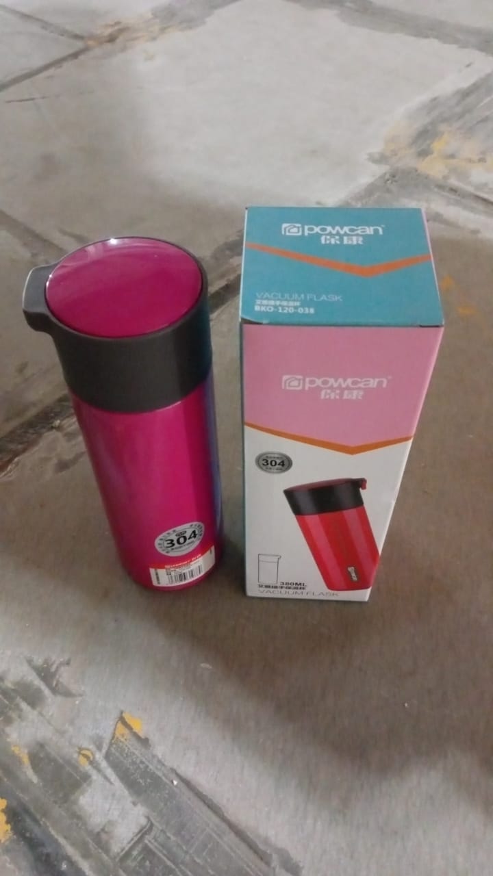 Stainless Steel Water Bottle (380 ML) - Springkart
