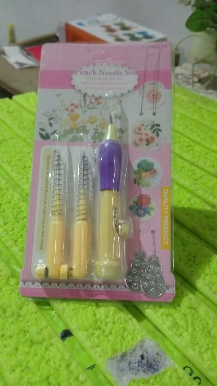 Punch Needle, DIY Craft Punch Needle Set (1 Set) - Springkart