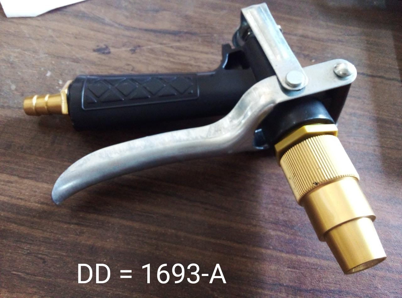 Durable Gold Color Trigger Hose Nozzle Water Lever Spray - Springkart