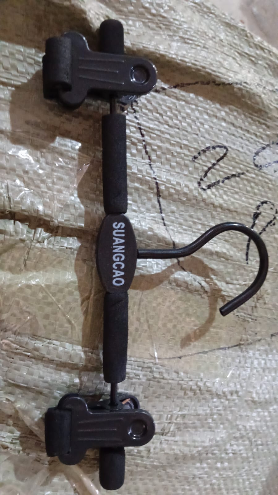 2 Clip Hanger for Clothes Hanging Hangers for Wardrobe and Cupboard Non-Slip Bar | Precisely Cut Notches | 360 Degree Swivel | Hanging Garments and Accessories (1 Pc) - Springkart