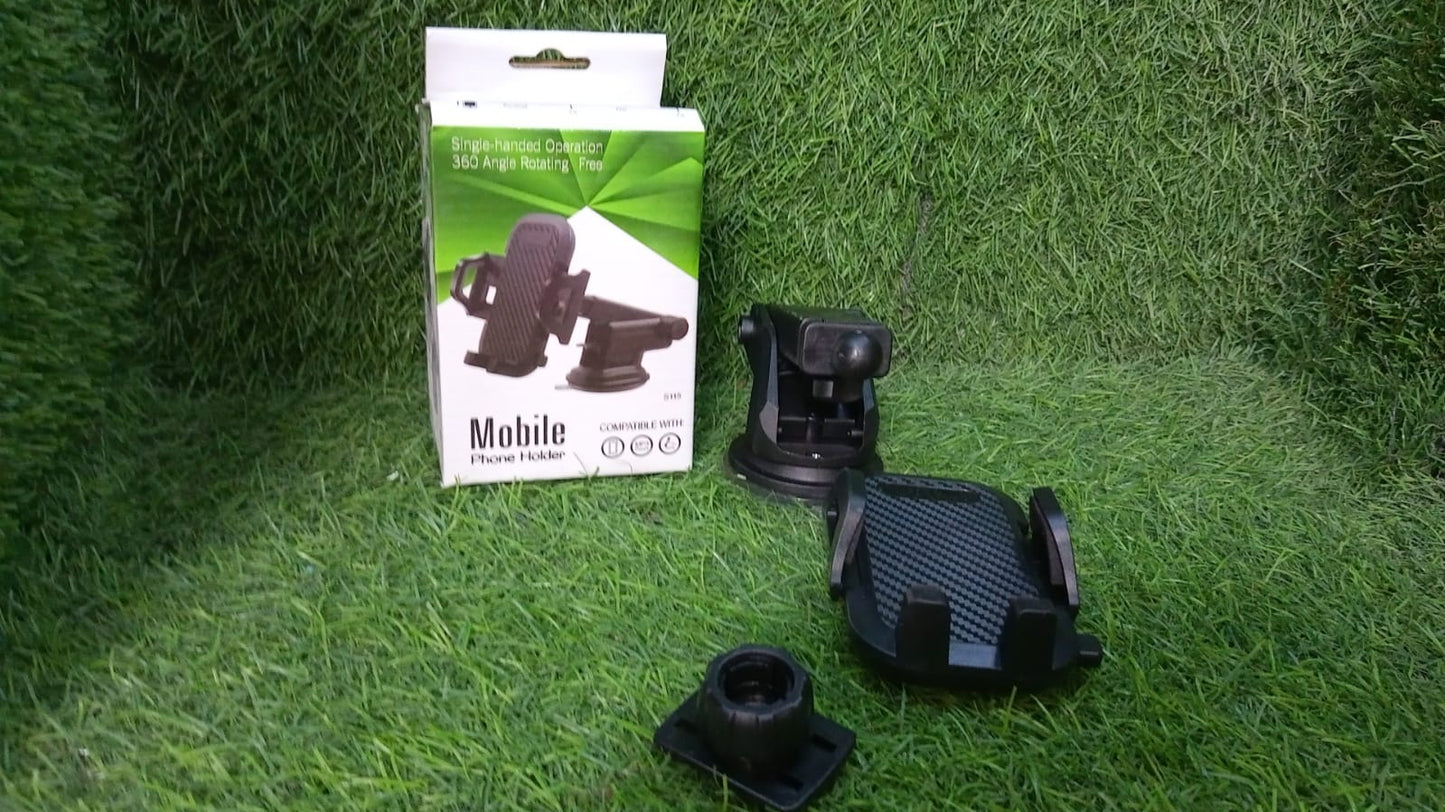 Mobile Phone Holder for Car Mobile Phone Holder Dashboard Windscreen 3 in 1 Smartphone Holder Car - Springkart