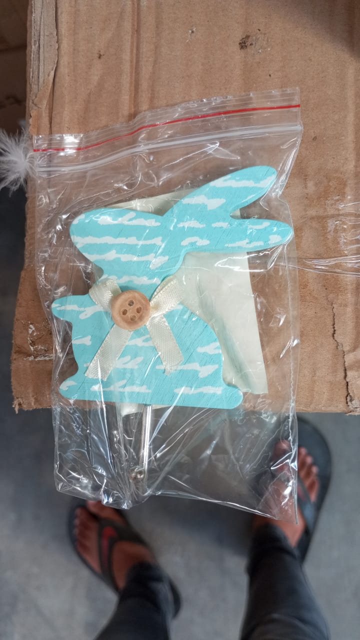 Bunny Adhesive Wall Sticky Hook Strong Wall Hook For Office , Bathroom & Home Use (1 Pc Hook) - Springkart