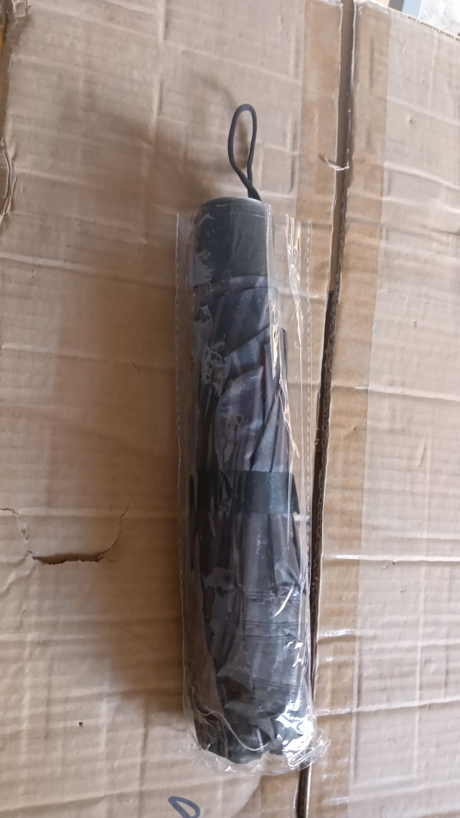 3-Fold Sun & Rain Protective Solid Foldable Umbrella (1 Pc / Mix Color) - Springkart