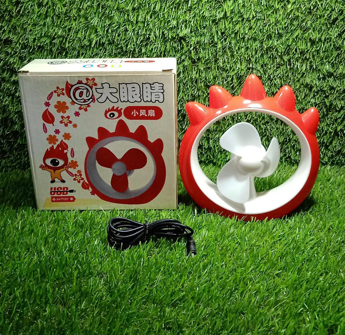 MINI DESKTOP FAN USB RECHARGEABLE TABLE FAN(Battery Not Include) - Springkart