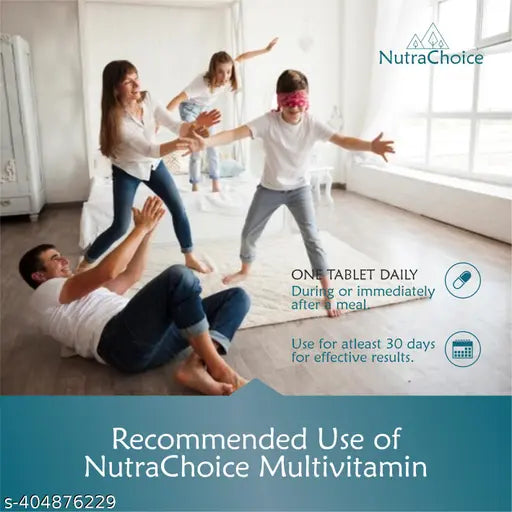 Multivitamin Tablet for Men & Women (30 Tablets) - Springkart
