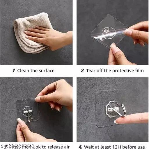 Wall Hooks & Wall Hangers Pack of 10 - Springkart