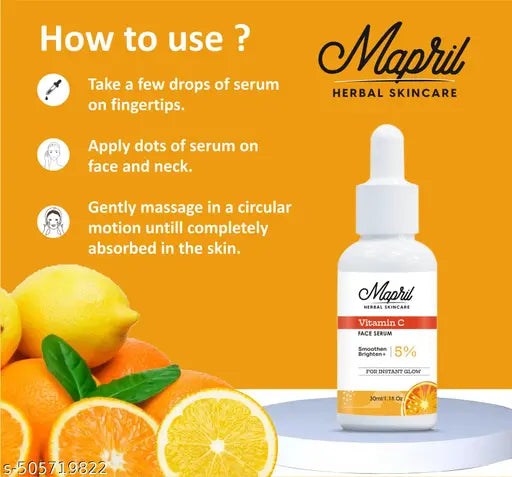 Vitamin C Serum For Brightening & Glowing Skin, Reduce Acne, Pimple, Dark Spots-30ml Each (Pack of 3) - Springkart