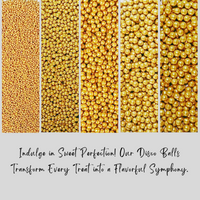 All That Glitters Gold Disco Balls Assorted Sprinkles (DB-12) - 100Gms