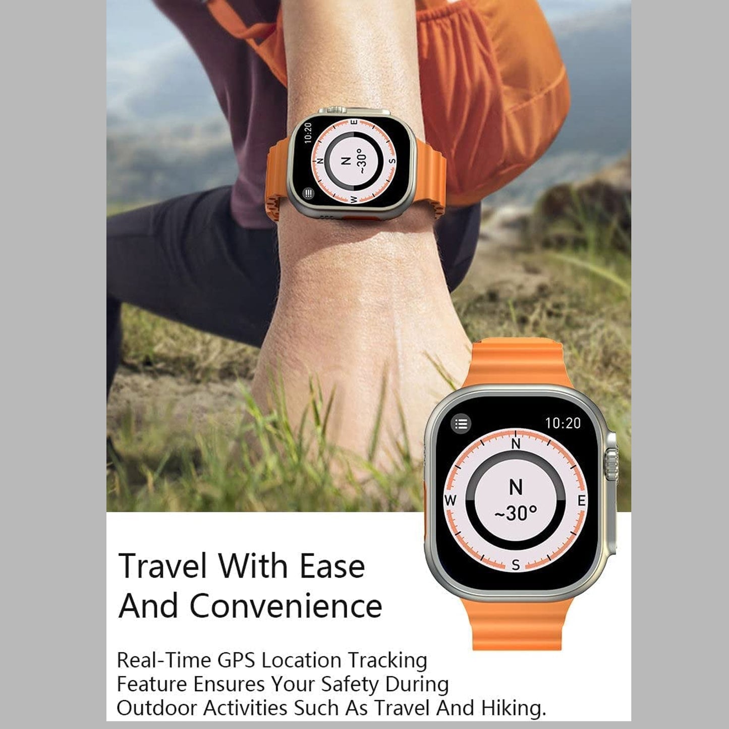 4523 Ultra Seris T800 Smart Watch Men Female Smartwatch Bluetooth Call Wireless Charge Fitness Bracelet Watch Large 49 Mm Screen Smart Watch - Springkart
