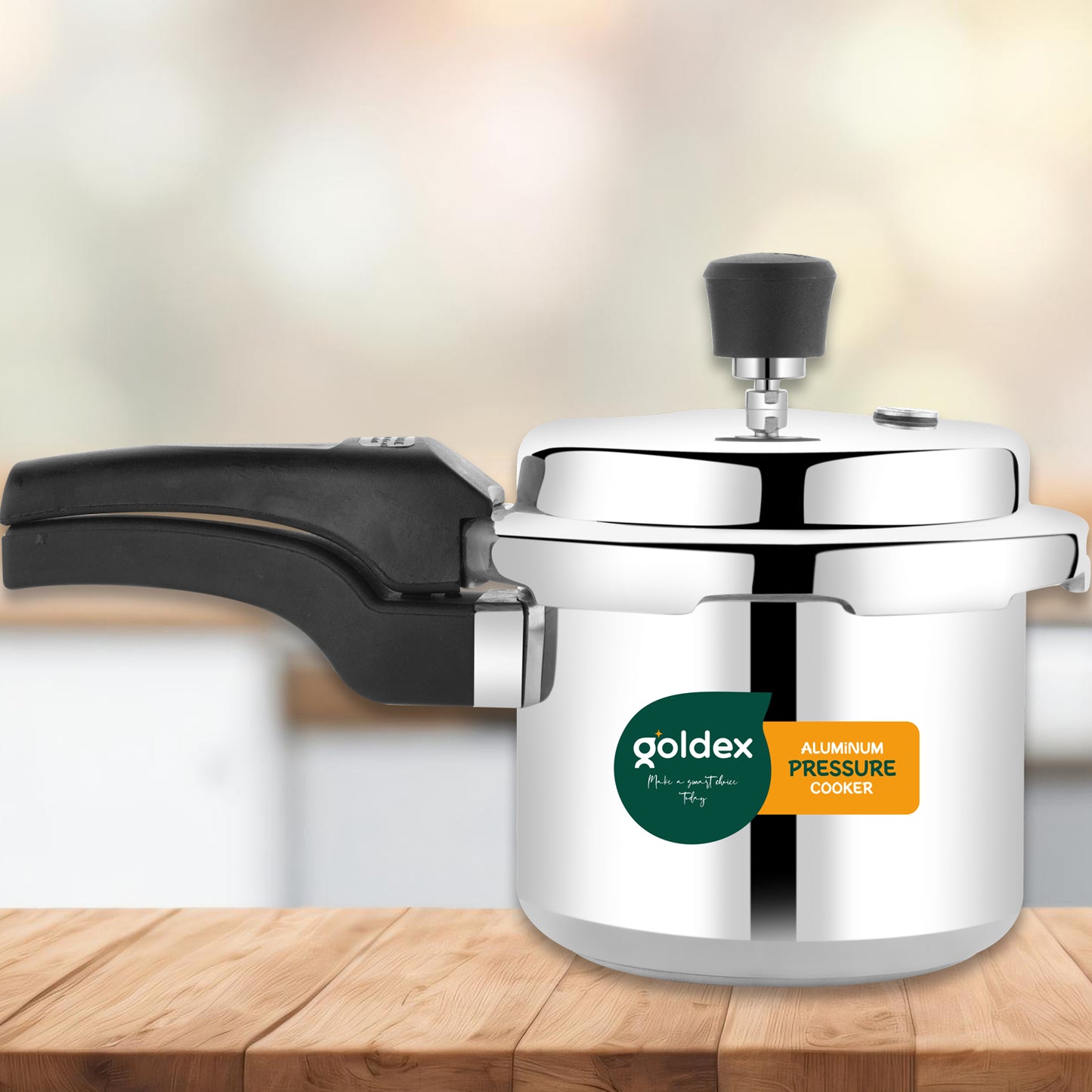 Aluminium Classic Goldex Pressure Cookers With Outer Lid (3 Litres) - Springkart