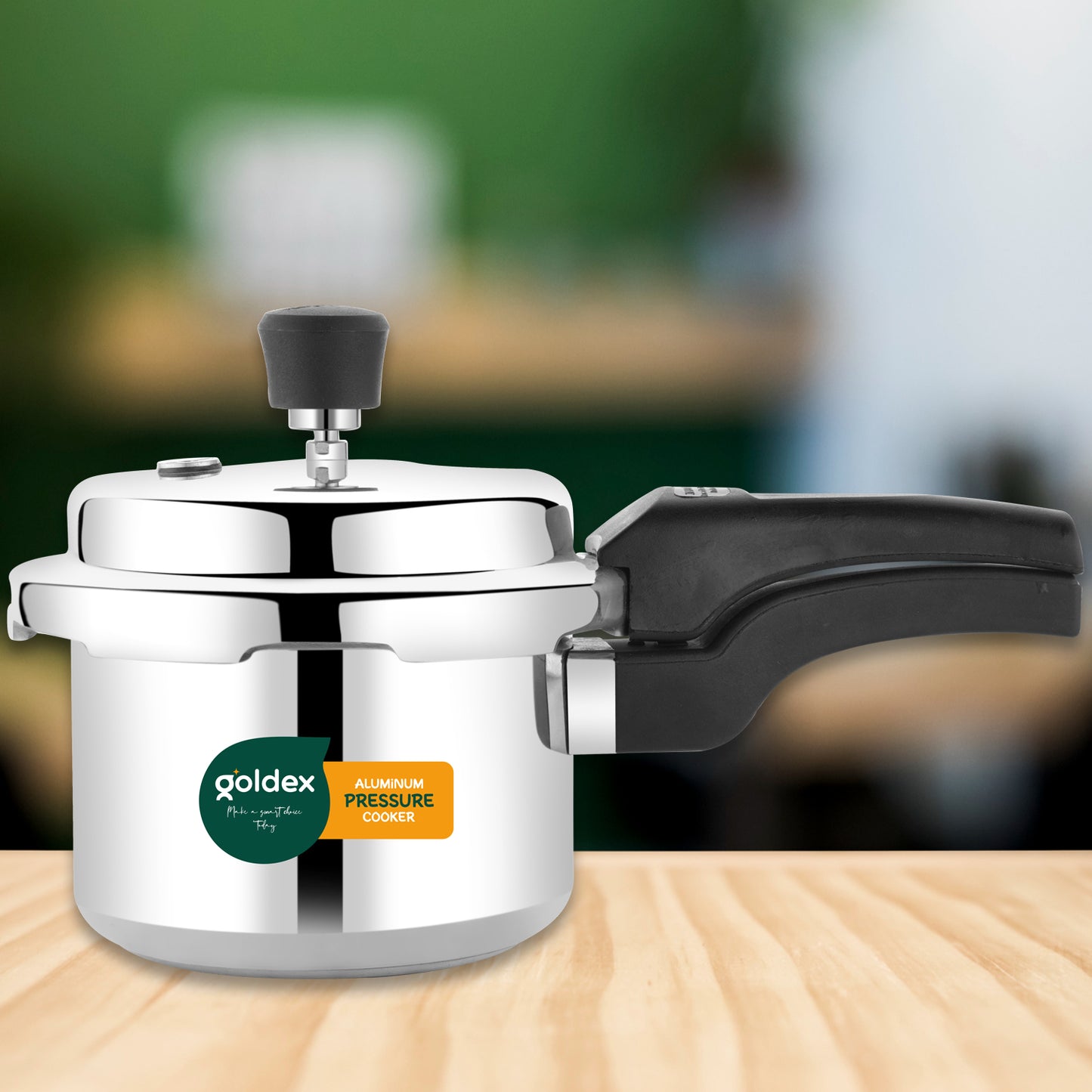 Aluminium Classic Goldex Pressure Cookers With Outer Lid (2 Litres) - Springkart