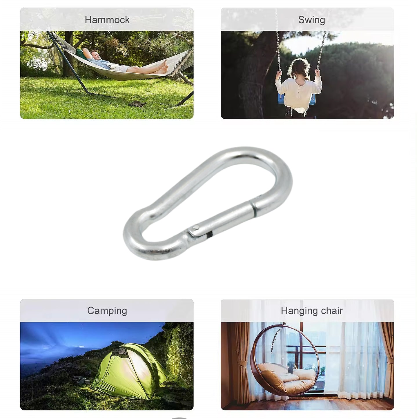 Stainless Steel Snap Hook (770 Mm 1 Pc) - Springkart