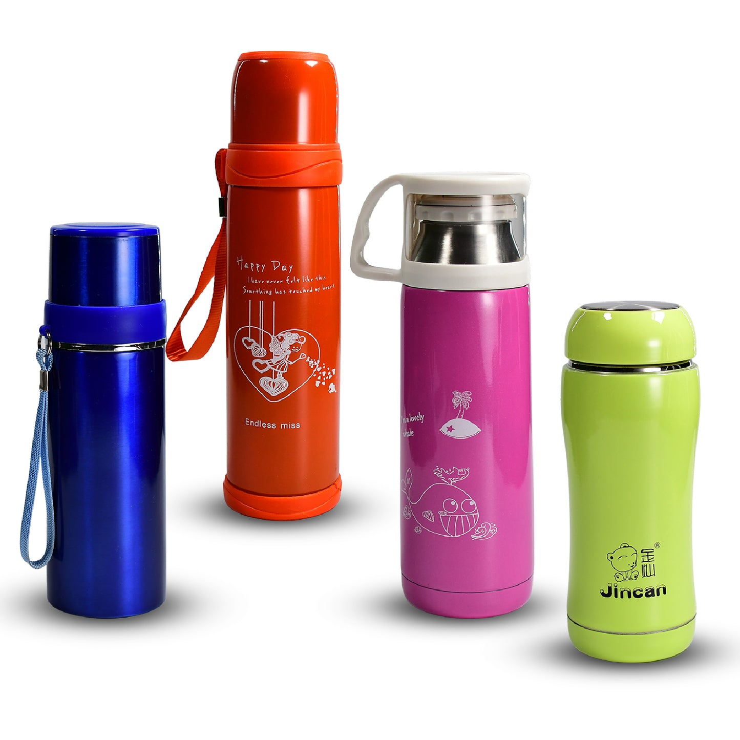6460 1pc Stainless Steel Mix Bottles For Storing Water And Some Other Types Of Beverages Etc. - Springkart