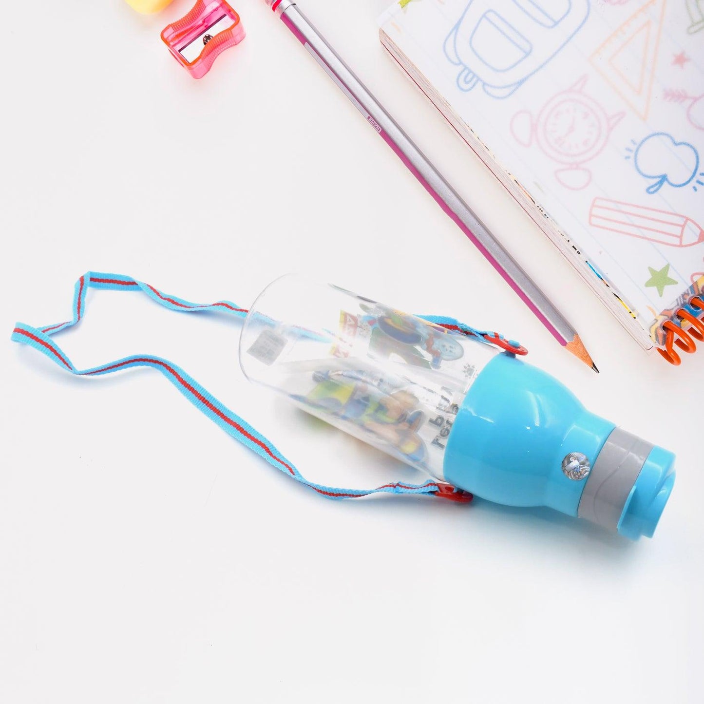 0273 Plastic Tranparent Sports Insulated Water Bottle With Dori Straw Easy To Carry High Quality Water Bottle Bpa-free Leak-proof For Kids School For Fridge Office Sports School Gym Yoga (1 Pc 800ml) - Springkart