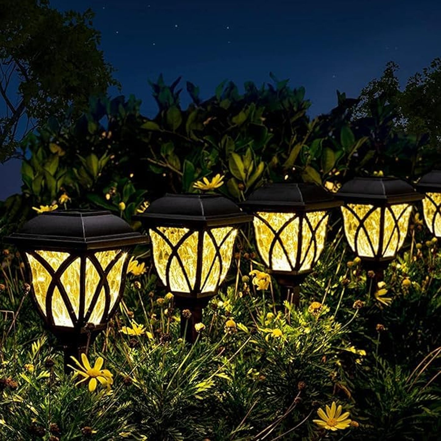 Solar Pathway Lights Outdoor Garden Lights (2 Pcs Set) - Springkart