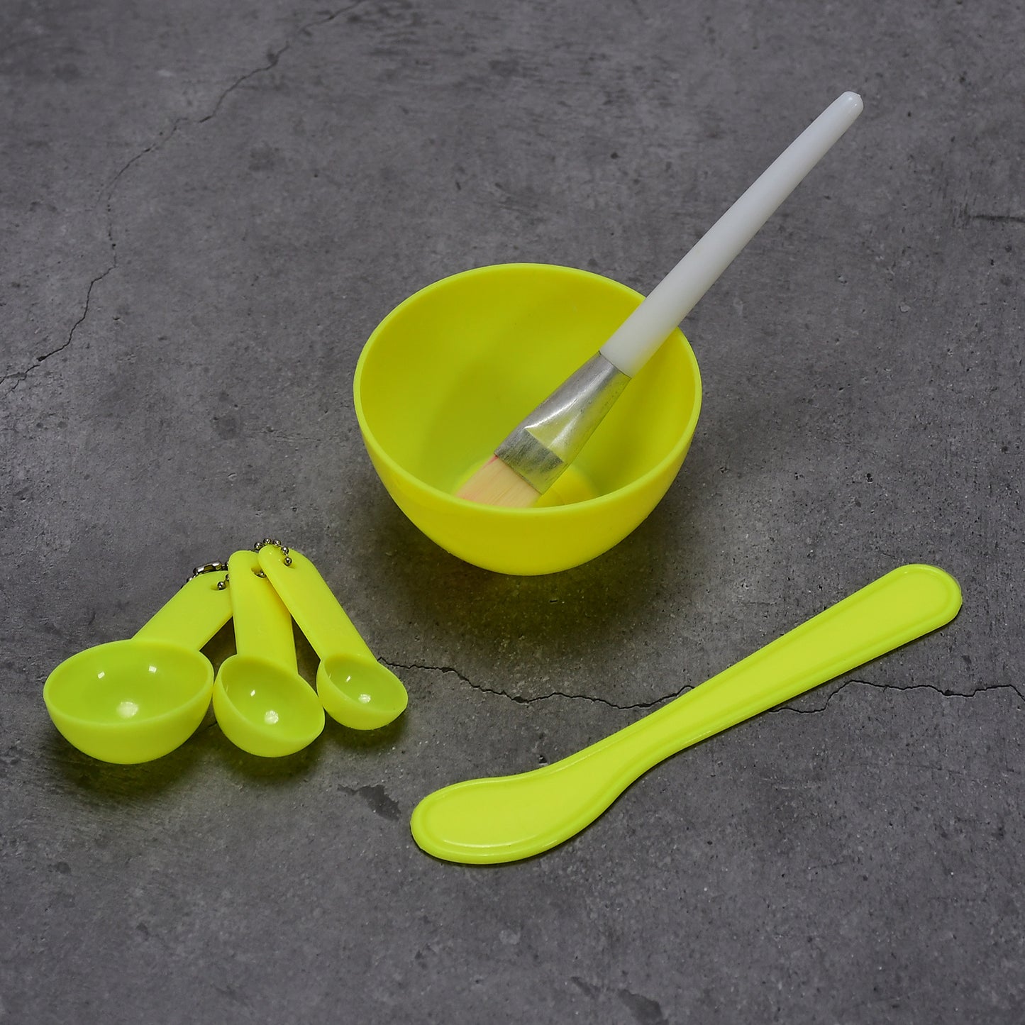 1262 Facial Mask Bowl Set For Girls Use ( 6 Pcs Set ) - Springkart