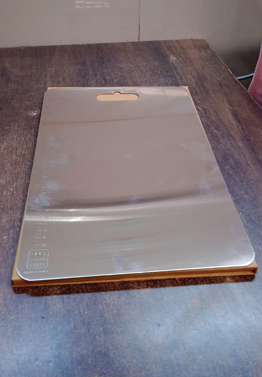 Stainless Steel Vegetable Fruit Cutting Chopping Board (3120 Cm 1 Pc) - Springkart