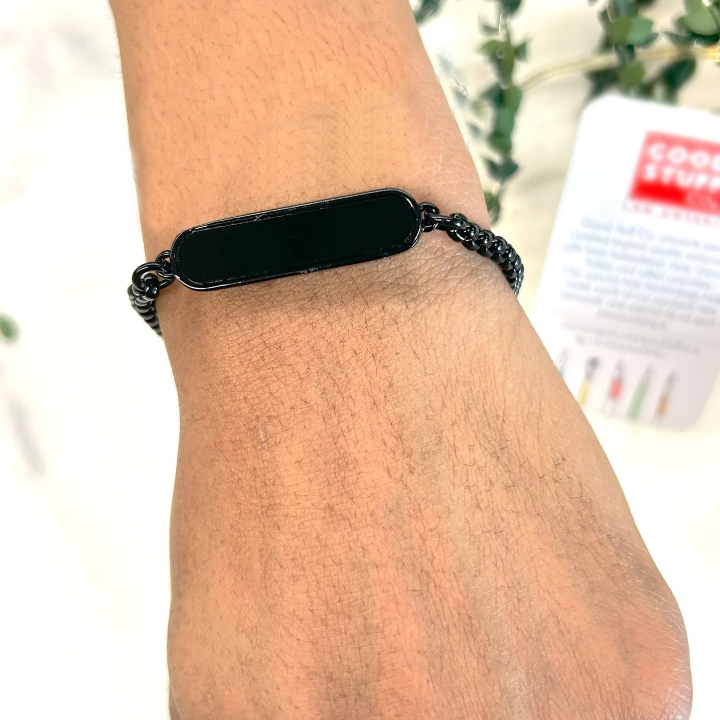 Black Bracelet Rakhi Gift Bracelet (1 Pc) - Springkart