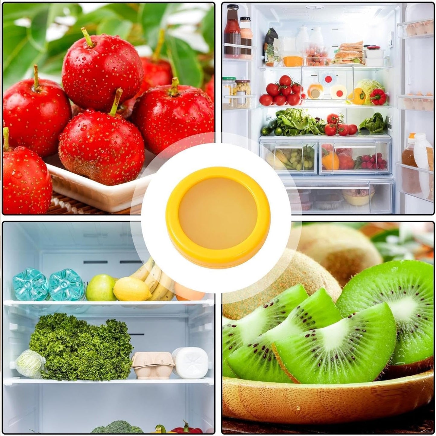 Vegetable Container Premium Fruits Saver Keeper (1 Pc Yellow) - Springkart